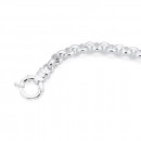 Sterling-Silver-20cm-Belcher-Bracelet-with-Bolt-Ring Sale