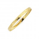 9ct-6x65mm-Engraved-Bangle Sale