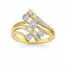9ct-Diamond-Ring-Total-Diamond-Weight025ct Sale