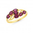 9ct-Rhodolite-Garnet-Swirl-Ring Sale