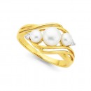 9ct-Freshwater-Pearl-Diamond-Ring Sale