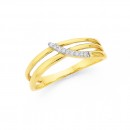 9ct-Row-Diamond-Ring Sale