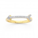 9ct-Diamond-Set-Arrow-Ring Sale