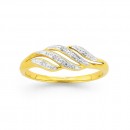 9ct-Diamond-Multi-Wave-Dress-Ring Sale