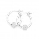 Sterling-Silver-15mm-Stardust-Hoop-Earring Sale