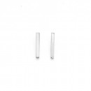 Sterling-Silver-Plain-Bar-Stud-Earrings Sale