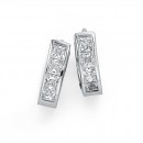 Sterling-Silver-Cubic-Zirconia-Huggies Sale