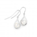 Silver-FW-Pearl-Drop-Earrings Sale