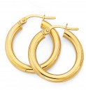 9ct-21mm-Polished-Hoop-Earrings Sale