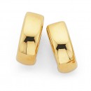 9ct-10mm-Polished-Huggie-Earrings Sale