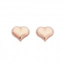 9ct-Rose-Gold-Heart-Studs Sale