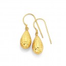 Diamond-Cut-Drop-Earrings-in-9ct-Yellow-Gold Sale