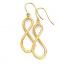 9ct-Infinity-Drop-Earrings Sale