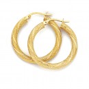 9ct-Twist-Hoops-26mm Sale