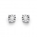 9ct-White-Gold-Diamond-Stud-Earrings Sale