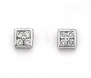 9ct-White-Gold-Diamond-Square-Stud-Earrings-TDW10ct Sale