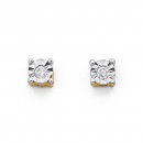 Diamond-Studs-in-9ct-Yellow-Gold Sale