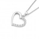 Sterling-Silver-Cubic-Zirconia-Heart-Pendant-in-Sterling-Silver Sale