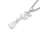 Cubic-Zirconia-Pendant-in-Sterling-Silver Sale