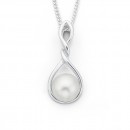 Sterling-Silver-Freshwater-Pearl-Twist-Pendant Sale