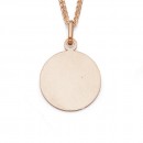 9ct-14mm-Rose-Gold-Engravable-Disc-Pendant Sale