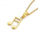 9ct-Music-Note-Pendant Sale