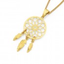 Dreamcatcher-Pendant-in-9ct-Yellow-Gold Sale