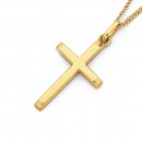 9ct-20mm-Plain-Cross-Pendant Sale