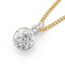 9ct-Crystal-Circle-Pendant Sale