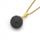 9ct-Onyx-Ball-Pendant Sale