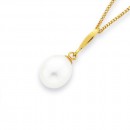 9ct-8mm-Freshwater-Pearl-Drop-Pendant Sale