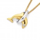 9ct-Dolphin-Set-Pendant Sale