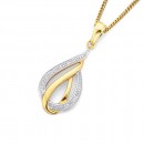 9ct-Gold-Diamond-Set-Pendant Sale