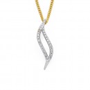 9ct-Diamond-Set-Pendant Sale