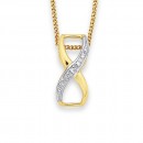 9ct-Diamond-Set-Pendant Sale