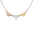 9ct-Tri-Tone-Diamond-Set-Necklet Sale