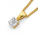 9ct-Diamond-Pendant Sale