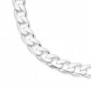 Sterling-Silver-55cm-Flat-Diamond-Cut-Curb-Gents-Chain Sale