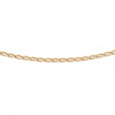 9ct-50cm-Fine-Oval-Belcher-Chain Sale