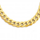 9ct-55cm-Bevelled-Cuban-Link-Chain Sale