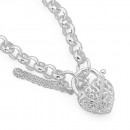 19cm-Belcher-Bracelet-with-Heart-Padlock-in-Sterling-Silver Sale