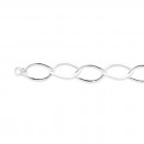 Sterling-Silver-19cm-Round-Link-Bracelet Sale