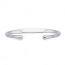 Sterling-Silver-Plain-Cuff-Bangle Sale