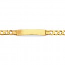 9ct-21cm-Gents-Bevelled-Curb-ID-Bracelet Sale