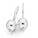 Sterling-Silver-8mm-Euroball-Earrings Sale