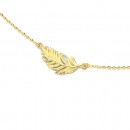 9ct-Feather-Anklet Sale