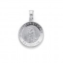 Sterling-Silver-St-Christopher-Medal Sale