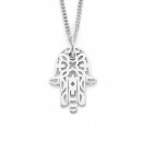 Hamsa-Hand-Pendant-in-Sterling-Silver Sale