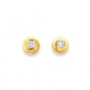 9ct-Twist-Circle-Diamond-Earrings Sale