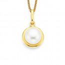 9ct-Yellow-Gold-Freshwater-Pearl-Pendant Sale